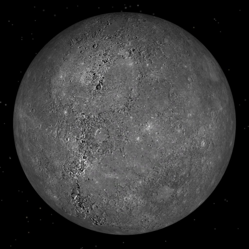 Mercury - the Smallest Planet in the Solar System - Central Galaxy