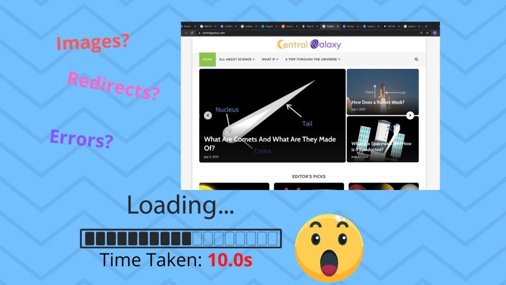 10 Reasons Why Your Website Takes So Long to Load - Central Galaxy