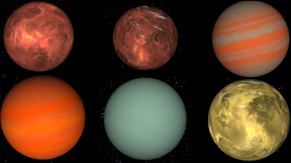 types of exoplanets
